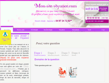 Tablet Screenshot of mon-site-voyance.com
